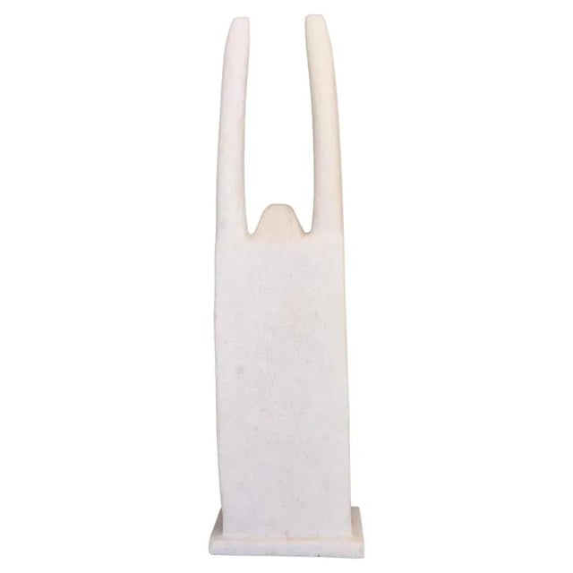 Madea Hand Carved Marble Sculpture by Tom Von Kaenel For Sale - Image 6 of 6