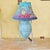 Coastal Late 20th Century Coastal Custom-Painted Coastal Ceramic Amphora Table Lamp With Mermaid & Seahorse Shade For Sale - Image 3 of 18
