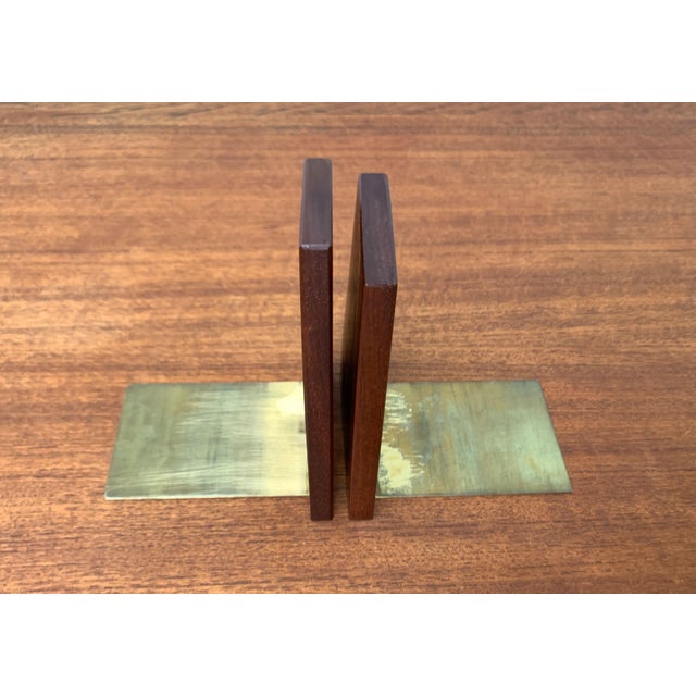 Mid-Century Scandinavian Bookends in Teak, 1960s, Set of 2 For Sale - Image 4 of 18