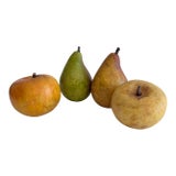 Vintage Carved Alabaster Fruits For Sale