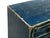 Wood 53" Distressed Dark Ink-Blue Drawers Narrow Console Credenza Table For Sale - Image 7 of 14