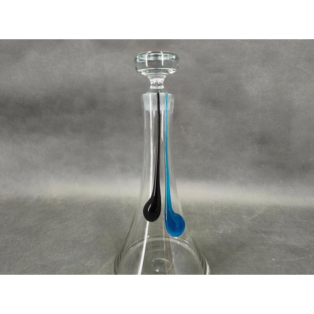 Bohemian Hand Blown Decanter and Glasses Set from Crystalex, 1990s For Sale - Image 14 of 16