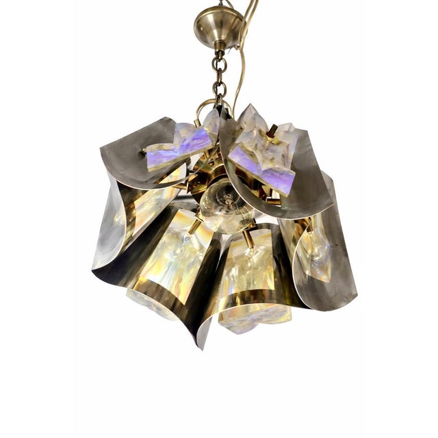 Space Age Pendant Lamp in Murano Glass by Paolo Venini, 1960s For Sale - Image 4 of 5