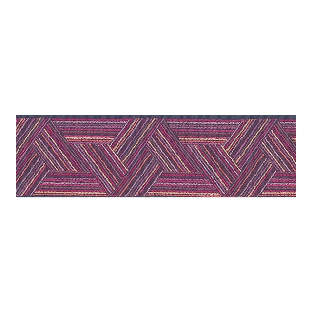 Schumacher Inara Tape in Berry For Sale