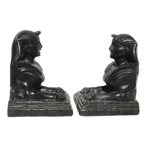 Egyptian Sphinx Resin Bookends