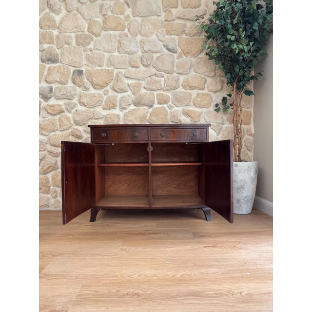 This is a beautiful bow fronted mahongany sideboard, a stand out piece that has great presence in any room. it has been...