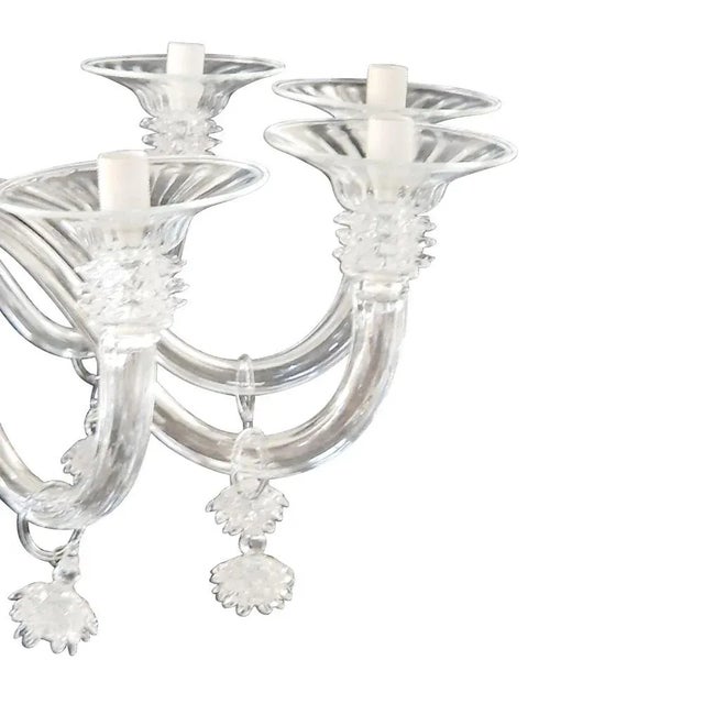 Otto Lights in Transparent Murano Glass, 1930s For Sale - Image 3 of 7