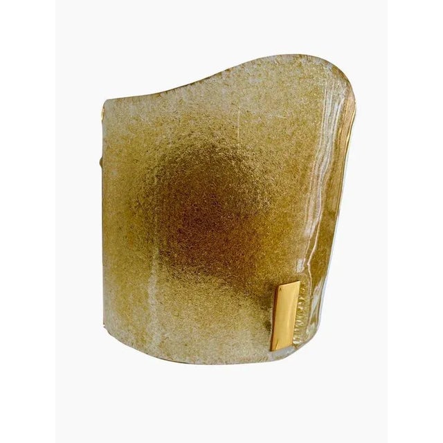 Murano Due Wall Light in 24 Ct Gilt Gold, Italy, 1990 For Sale - Image 4 of 10