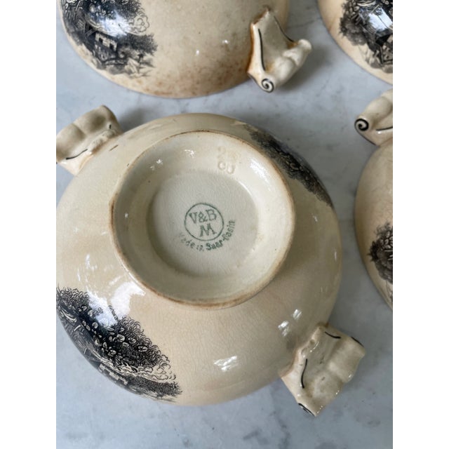 Rare Old Abbey Ware Ant Alpine v & B M Saars Basin Villeroy Boch Germany China Bowls For Sale - Image 11 of 12