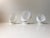 Half Egg Art Glass Candle Holders by Ingegerd Råman for Skruf, 1980s, Set of 3 For Sale - Image 7 of 7