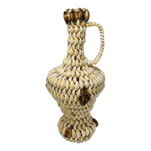 Vintage Vase Made of Shells