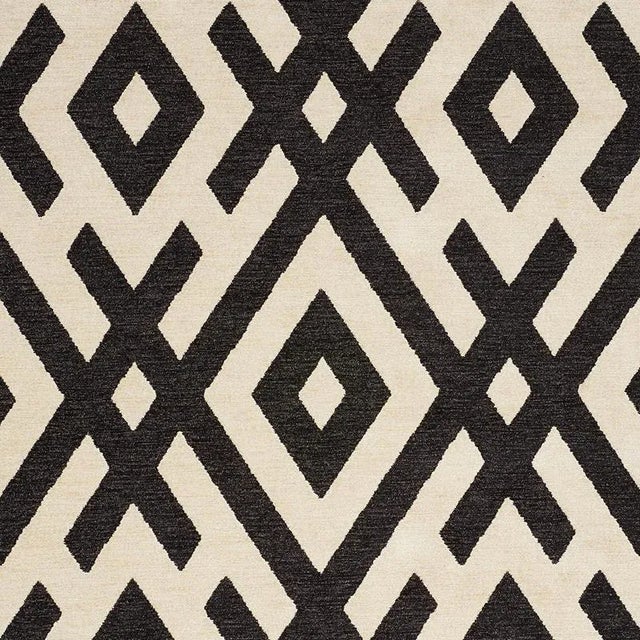 Sample - Schumacher Equix Fabric in Black For Sale