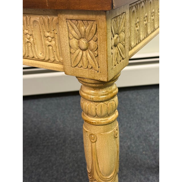 French Louis XVI / Gustavian Inspired Painted Writing Desk For Sale In New York - Image 6 of 11
