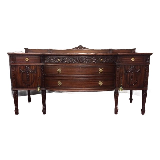 Antique Sideboard, Mahogany Buffet For Sale