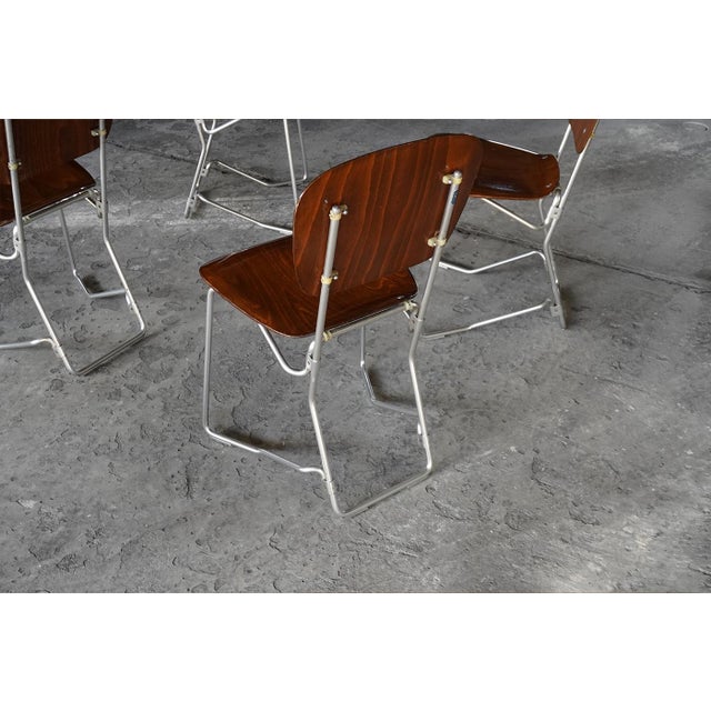 Vintage Aluflex Folding Chair by Armin Wirth, Switzerland, 1950s For Sale - Image 4 of 7