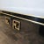 Black Lacquered Credenza with Brass Details, 1980 For Sale - Image 6 of 12