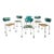 Set of 6 Post Modern Gaetano Pesce "543 Broadway" Chairs for Bernini, 1993 For Sale