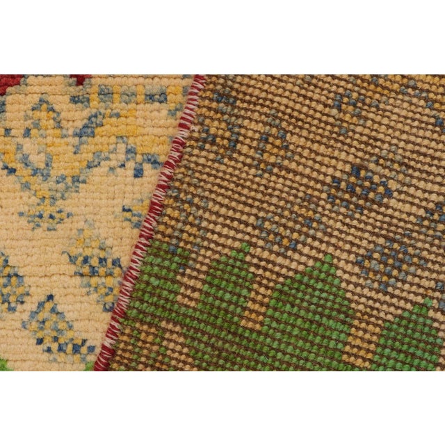 Shabby Chic Balochi Luke Hand Knotted Wool Rug - 3'2'' X 4'11'' For Sale - Image 9 of 10