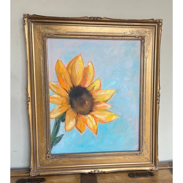 Gold Art Nouveau Victorian Style Frame, Fits Art 16x20 For Sale - Image 9 of 10