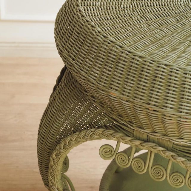 Victorian Rattan Side Table, 1900s For Sale - Image 5 of 8