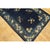 Chinese 1920s Navy Blue Floral Oriental Antique Chinese Peking Small Rug 3' X 5' 10'' For Sale - Image 3 of 10