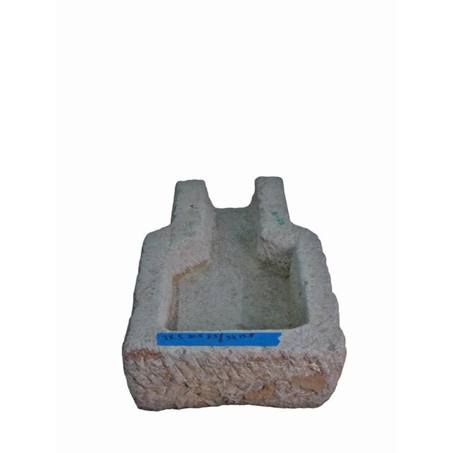 Chinese 35" Inch Long Hand Chiseled Stone Water Fall Fountain For Sale - Image 3 of 6