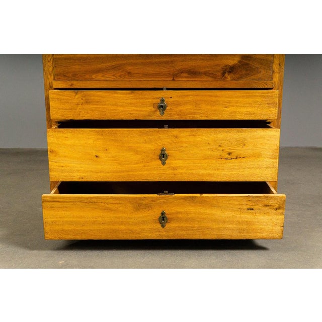 Biedermeier Secretary Desk in Solid Wood For Sale - Image 15 of 18