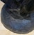 Ebony Vintage Tonga Hand Carved Wood Stool – Brutalist Sculptural Side / Plant Table, 14" For Sale - Image 8 of 9