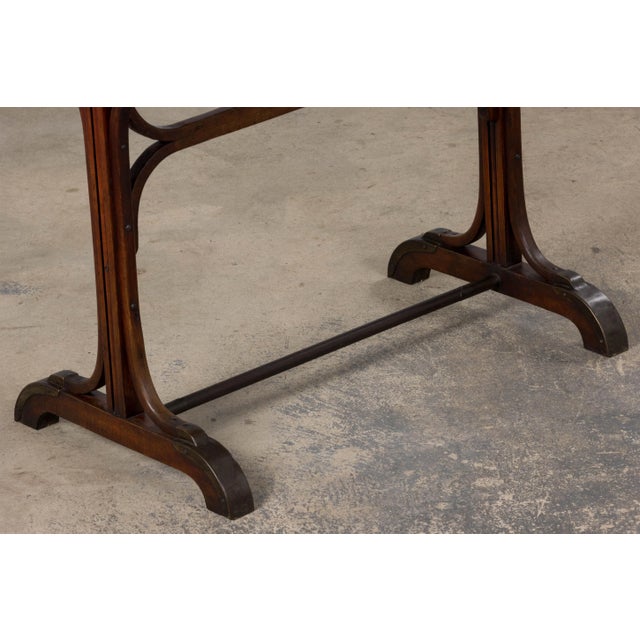 Wood French Thonet Style Bentwood Bistro Table For Sale - Image 7 of 18