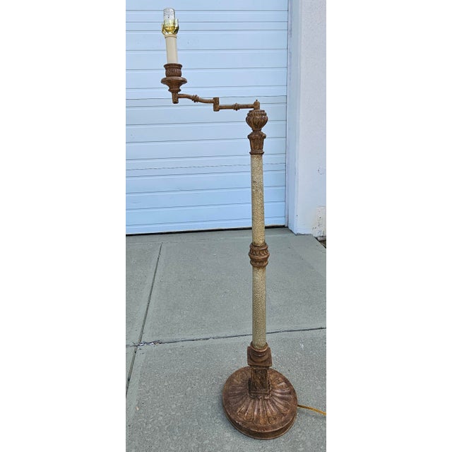Mid 20th Century Mid Century Swing and Extension Arm Floor Lamp For Sale - Image 5 of 8