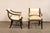 Black Mid 20th Century French Gold & Black Chairs with Carved Eagles - a Pair For Sale - Image 8 of 11