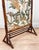 Antique English Victorian Rattan & Glass Organic Foliage Fireplace Screen For Sale - Image 9 of 11
