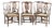 19th Century Chippendale English Chairs in Mahogany, Set of 6 For Sale