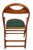 Brown Pr. Vintage Folding Chairs by Silleria La Malinche Mexico C 1950/60's - Set of 2 For Sale - Image 8 of 16