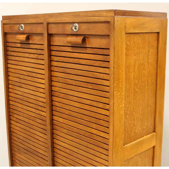 Vintage Filing Cabinet, 1930s For Sale - Image 12 of 14