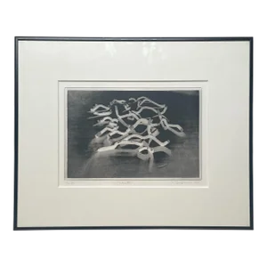 Jo Sandman Abstract Expressionist 'cluster' Signed Etching - Motherwell Student