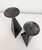Metal Brutalist Steel Candle Holders, Set of 2 For Sale - Image 7 of 7