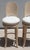 1980s Vintage Italian Hollywood Regency Grotto Shell-Back Swivel Bar Stools - Set of 3 For Sale - Image 4 of 18
