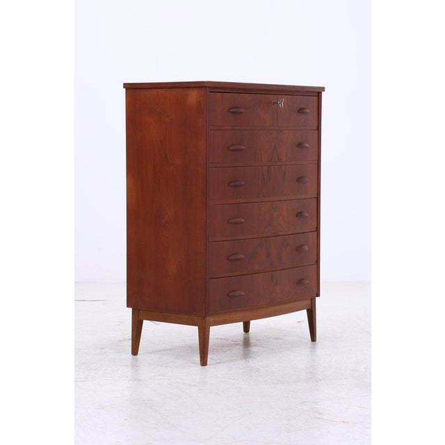 Vintage Danish Commode in Teak, 1960s For Sale - Image 10 of 12