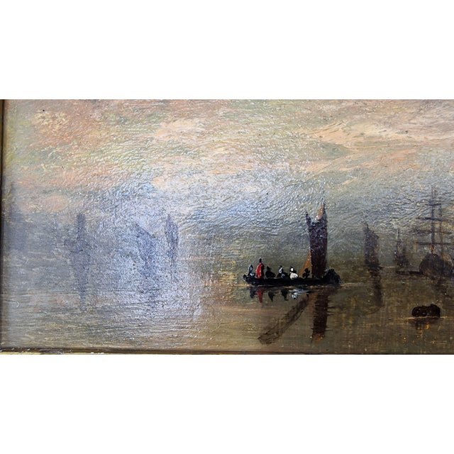 Seascape, Oil on Panel, 1890s-1910s, Framed For Sale - Image 7 of 10