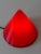 Red Acrylic Table Lamps or Cone Sconces by Verner Panton for Poly Thema, Set of 3 For Sale - Image 8 of 18