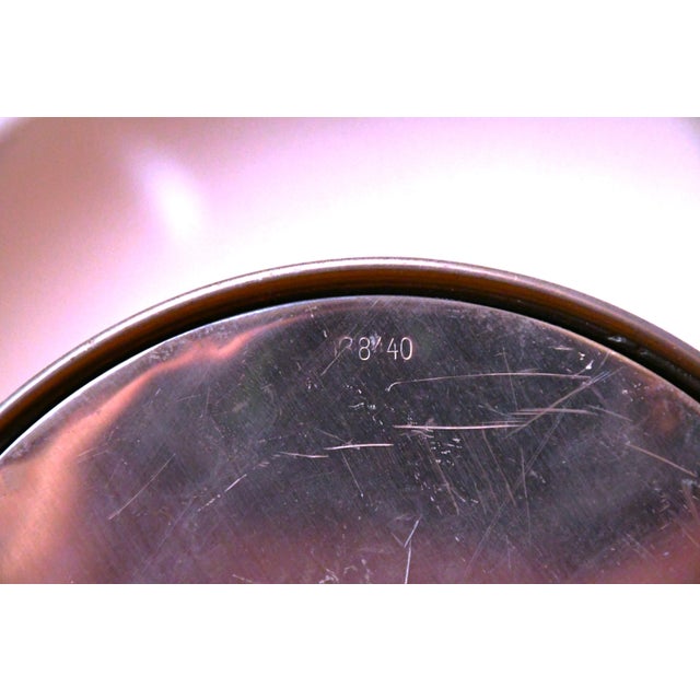 Metal Swedish Modern Teak and Brass Table Lamp from Boréns, 1940s For Sale - Image 7 of 10