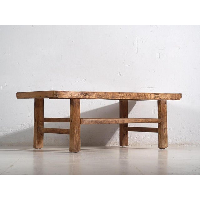 Antique side table for living room (c.1900) Dimensions: Width: 123 cm Depth: 54 cm Height: 44 cm Style: Qing Materials and...