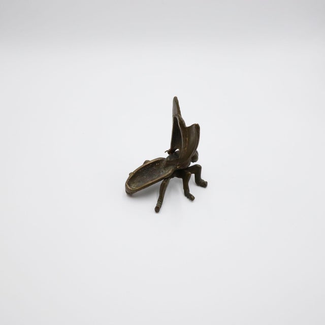 Mexican Vintage Fly Ashtray in Brass, 1950s For Sale - Image 3 of 4