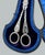 An exceptionally fine quality example of an English Sterling Silver Grape Scissors. Late Nineteenth Century. Wonderful...