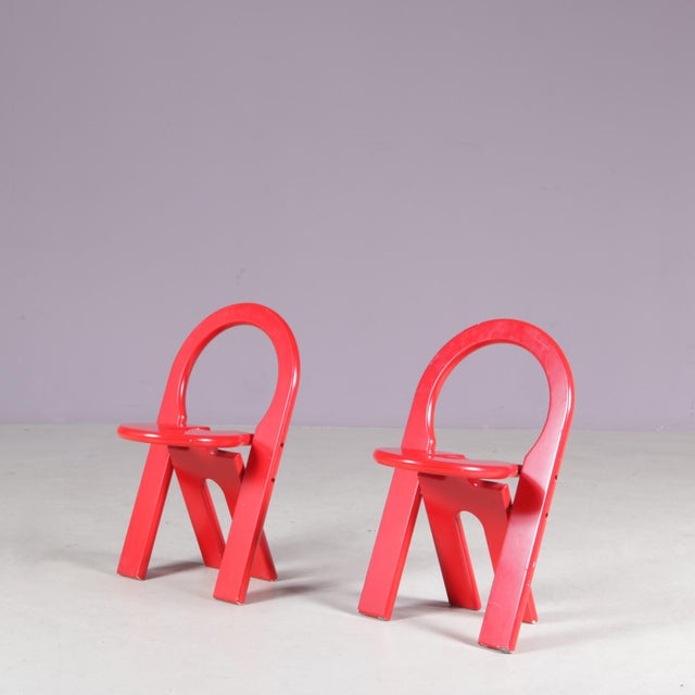 Childrens Model TS Folding Chairs by Roger Tallon, 1970s For Sale - Image 9 of 11
