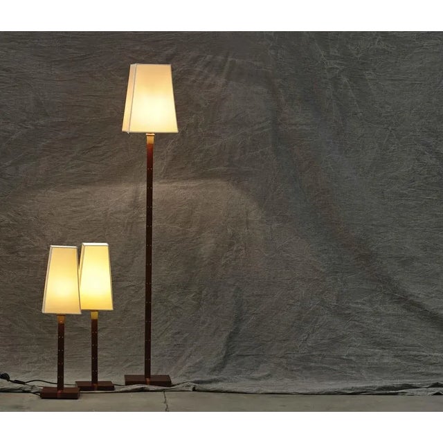 Brown Lamps by Romeo Sozzi for Promemoria, Set of 3 For Sale - Image 8 of 10