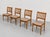 Set of 4 Danish Modern Teak Dining Chairs| Mid Century Scandinavian Chairs, 1960s For Sale - Image 12 of 14