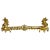 French Ornate Gilded Brass Extending Fender For Sale - Image 6 of 6