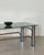 Metal Steel and Smoked Glass Coffee Table, 1970s For Sale - Image 7 of 9